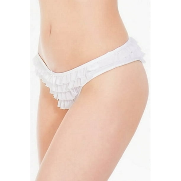 Coquette 174 Womens Ruffle Mesh Panty Coquette 174 Womens Ruffle Mesh Panty